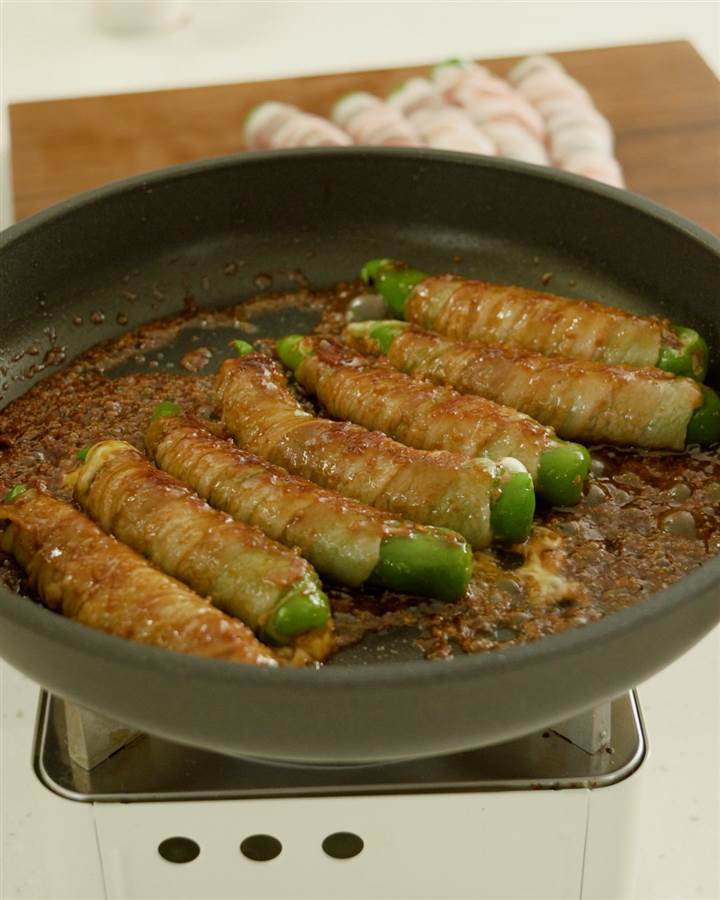 삼겹 치즈 고추말이