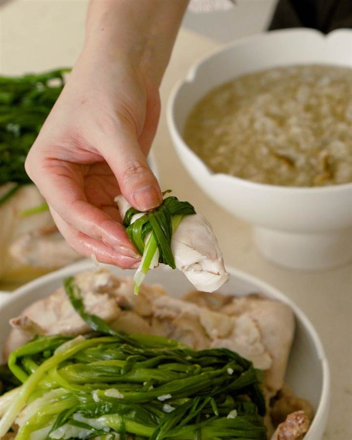 초장 닭백숙