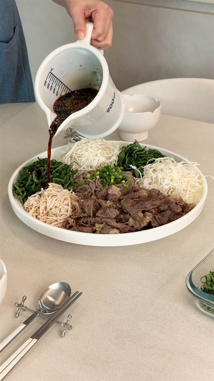 양배추 차돌 비빔