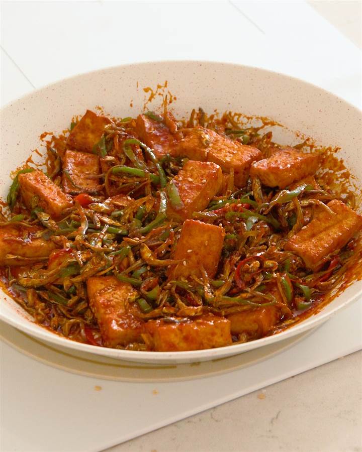 두부 멸치볶음